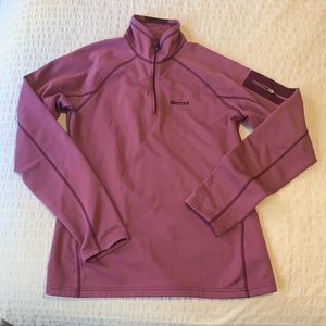 Marmot Fleece Quarter Zip - Medium, Magenta